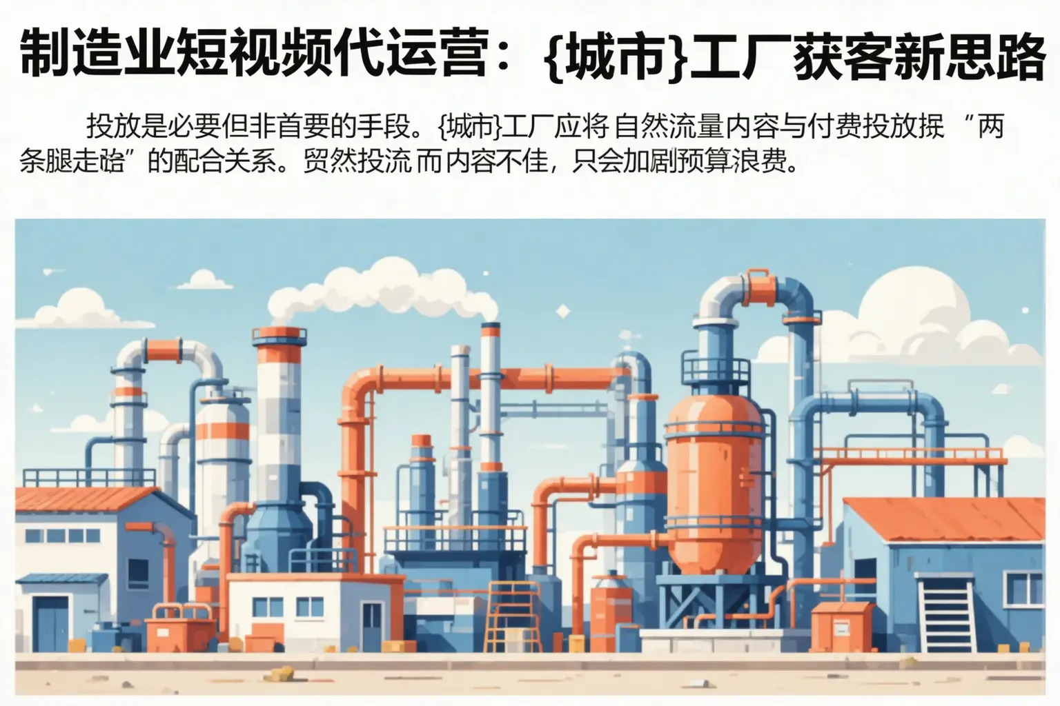 制造业短视频代运营：安吉工厂获客新思路
